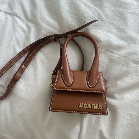Jacquemus Handbags - Jacquemus Brown Le Chiquito Mini Leather Top-Handle Crossbody